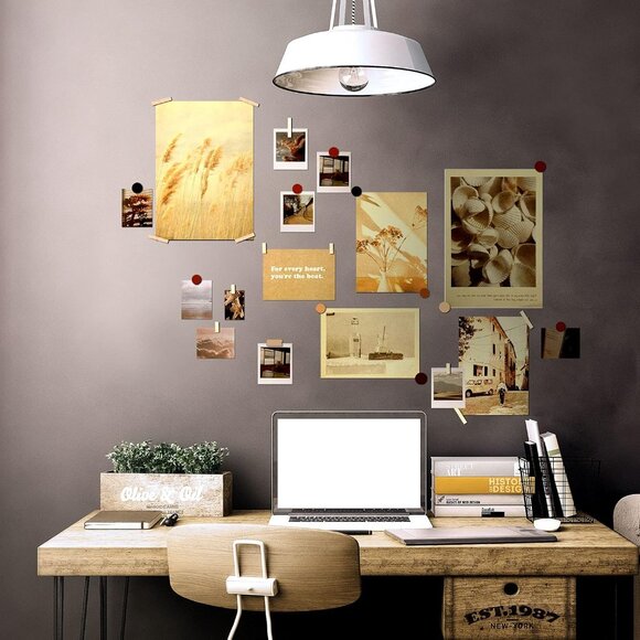 New 114-Piece Pack with Vintage Stickers & Washi Tape for Scrapbooking and Craft - Picture 4 of 9